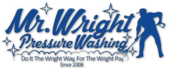 Mr. Wright Pressure Washing logo for professional residential and commercial exterior cleaning