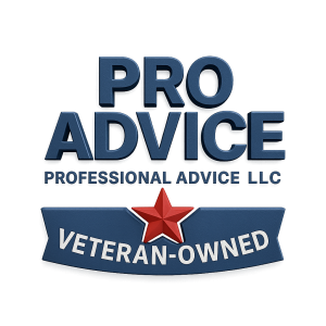 3D Professional Advice LLC logo featuring gold star, engraved banners, and cupped hands on a transparent background